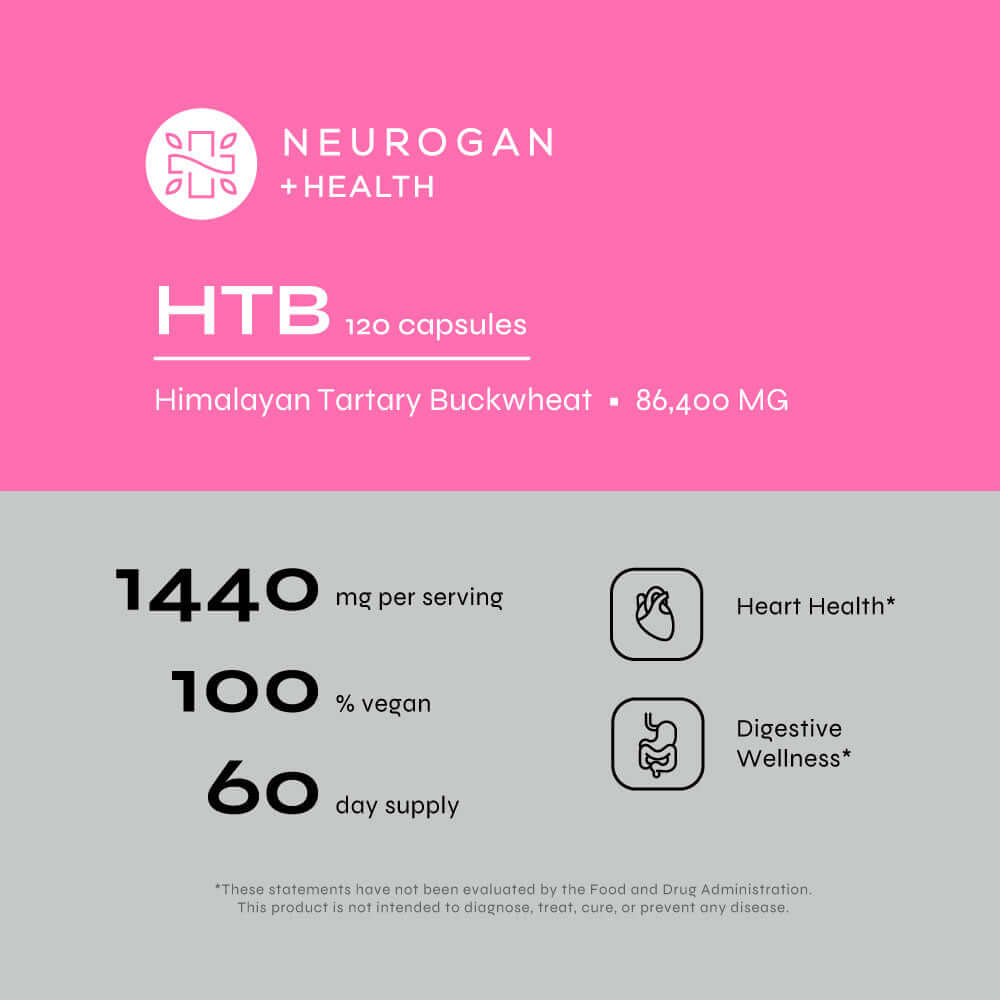 Neurogan Health Himalayan Tartary Buckwheat (HTB) Capsules
