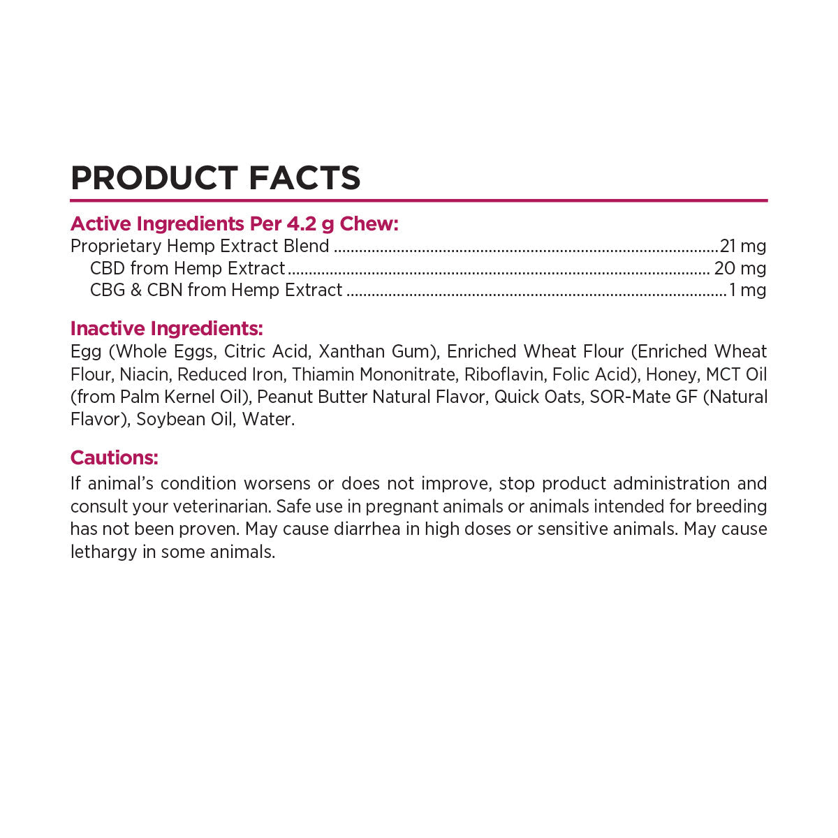 Paw CBD Broad Spectrum CBD Dog Hard Chews