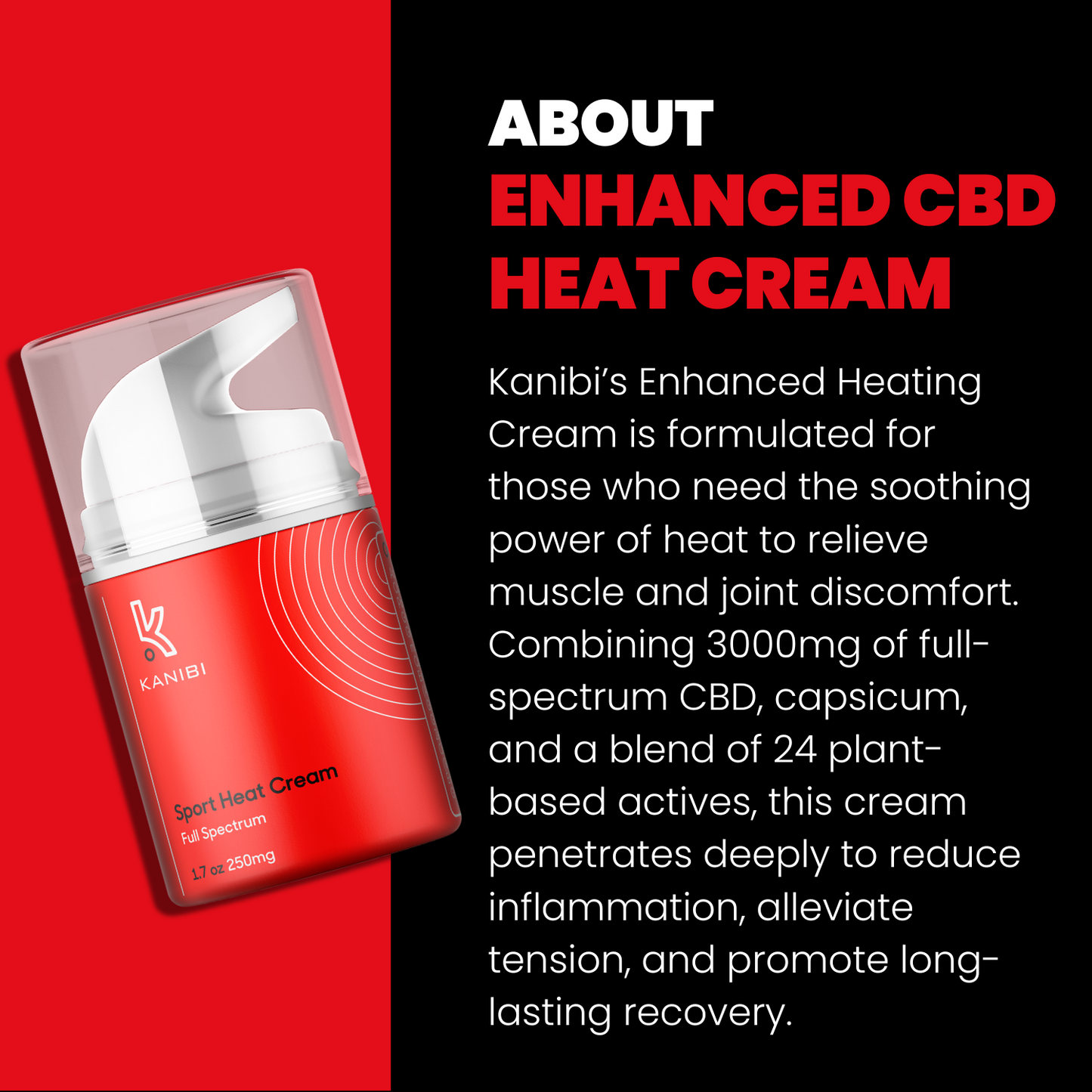 Kanibi CBD Enhanced Heat Cream