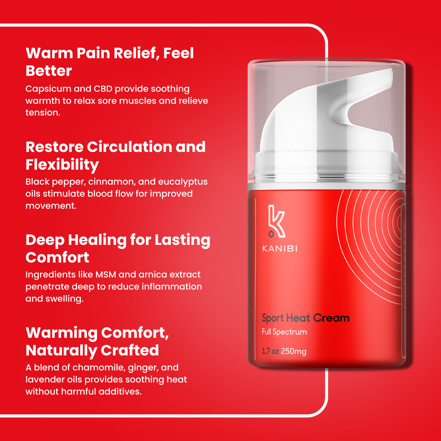 Kanibi CBD Enhanced Heat Cream
