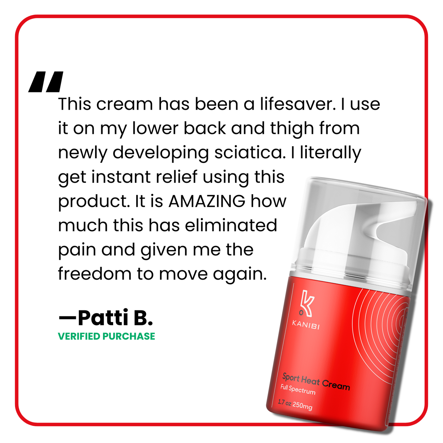 Kanibi CBD Enhanced Heat Cream