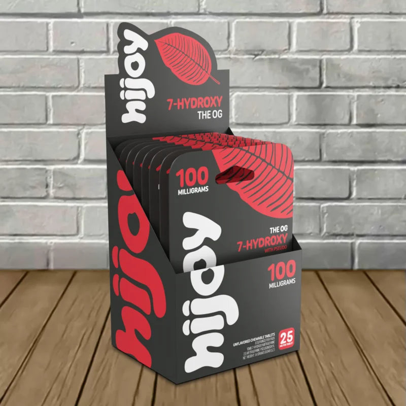 Hijoy 7-Hydroxy With Pseudo Chewable Tablets Full Case 10ct