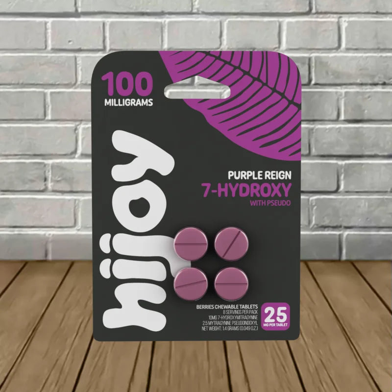 Hijoy 7-Hydroxy With Pseudo Chewable Tablets Full Case 10ct