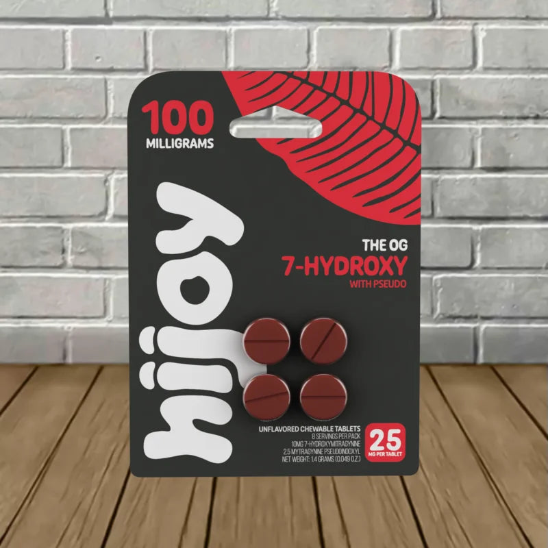 Hijoy 7-Hydroxy With Pseudo Chewable Tablets Full Case 10ct
