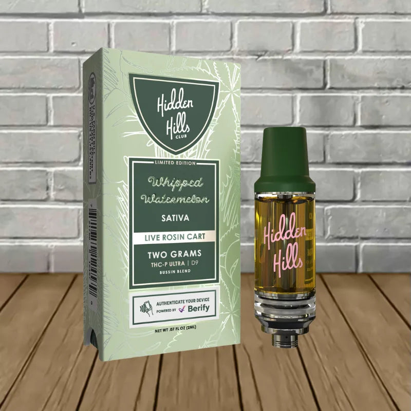 Hidden Hills Bussin Blend Live Rosin Cartridge 2g
