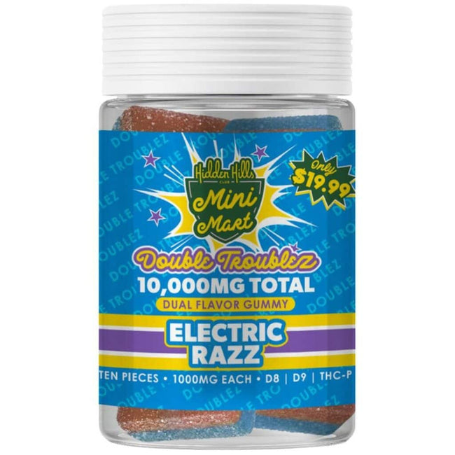 Hidden Hills Mini Mart Double Troublez 10,000mg Gummies 10ct