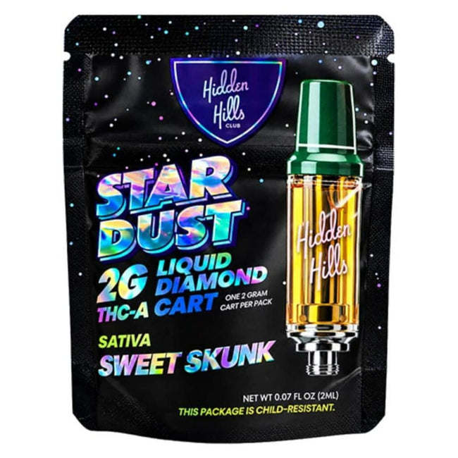 Hidden Hills Star Dust THCa Liquid Diamonds Cartridge 2g Best Sales Price - Vape Cartridges