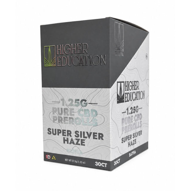 Higher Education Pure CBD Prerolls 1.25G (Pack of 1) - 30COUNT Best Sales Price - Pre Rolls