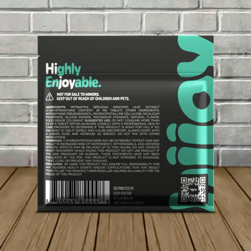 Hijoy 7-Hydroxy with Pseudo Chewable Tablet 1ct