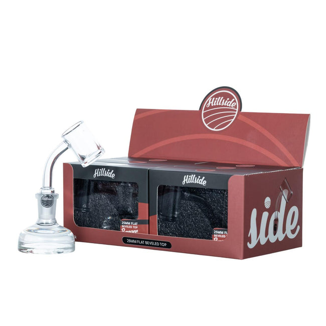 Hillside Glass House Flattop Banger 25 MM (Pack of 6)