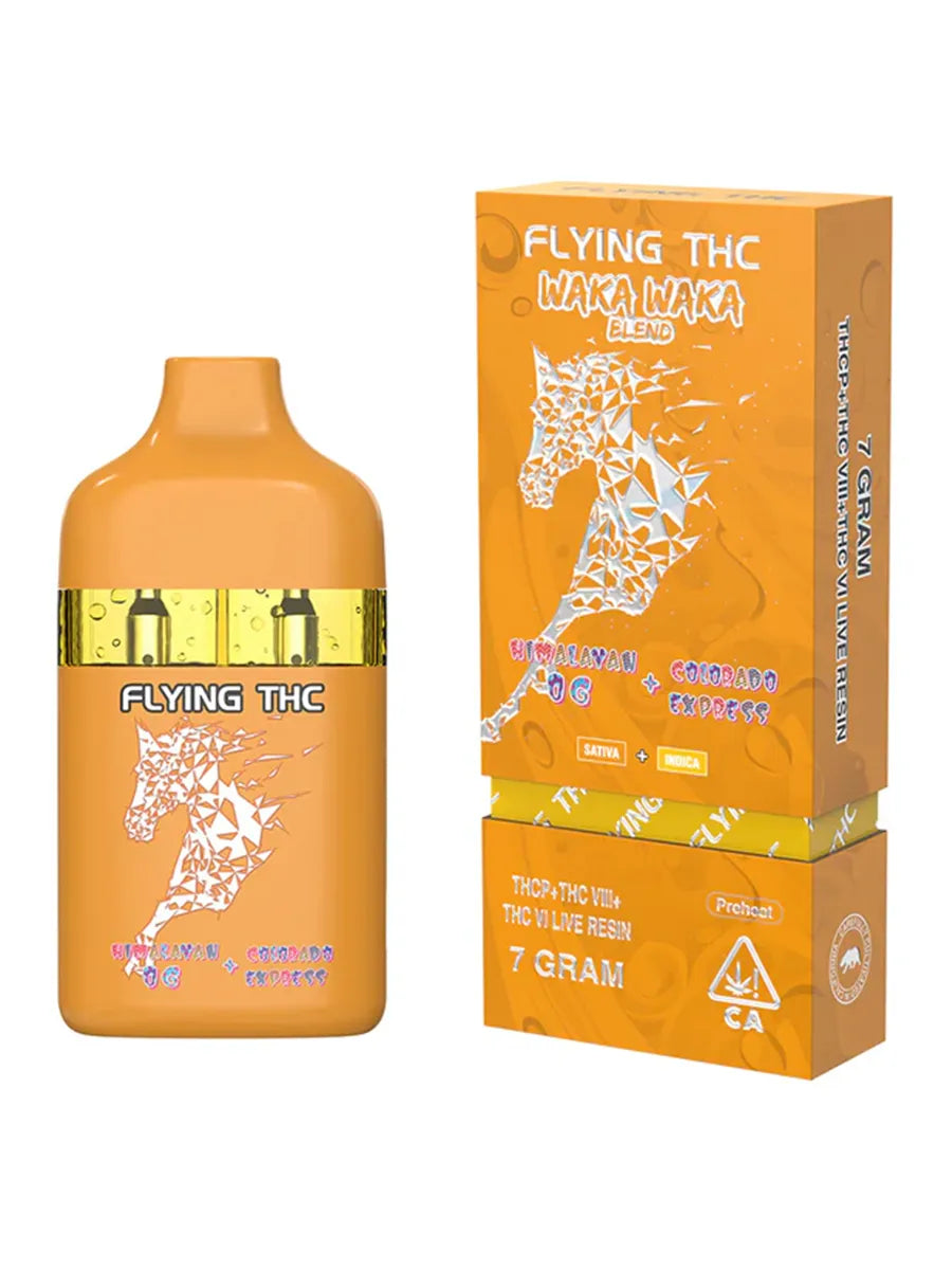 Himalayan OG + Colorado Express Flying Horse THC Waka Waka Blend Disposable 7G