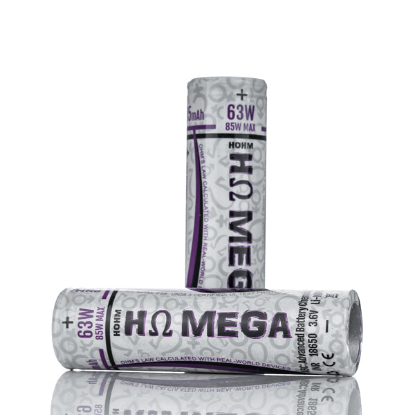 Hohm MEGA 18650 2505mAh 3.6V Battery Best Sales Price - Vape Battery