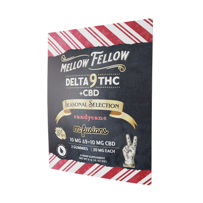 Live Resin Delta 9 Edibles - Seasonal Selections - Candy Cane Best Sales Price - Edibles