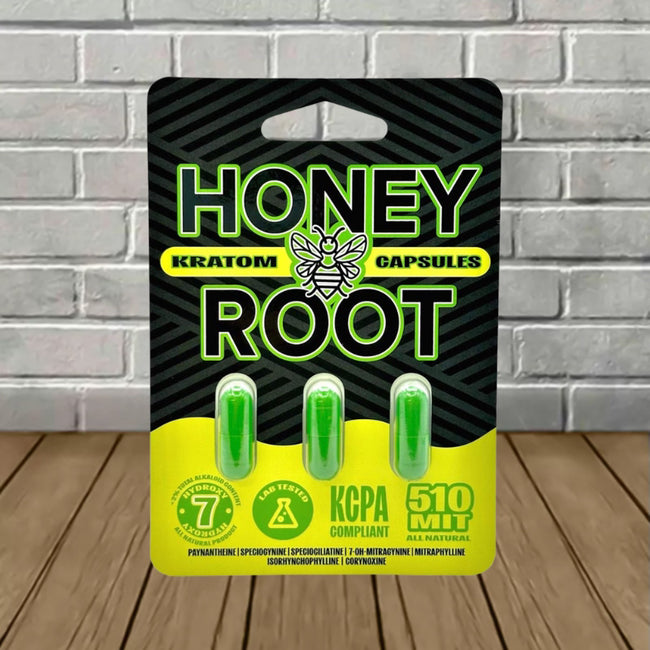 HoneyRoot Wellness Kratom Capsules 510 MIT