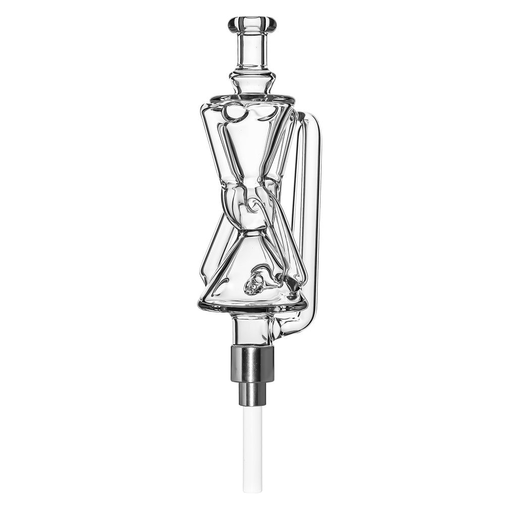 Hourglass Recycler Glass Nectar Collector