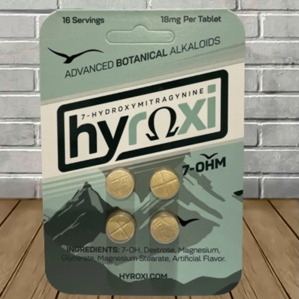 Hyroxi Advanced Botanical Alkaloids 7-OHM Tablets 4ct