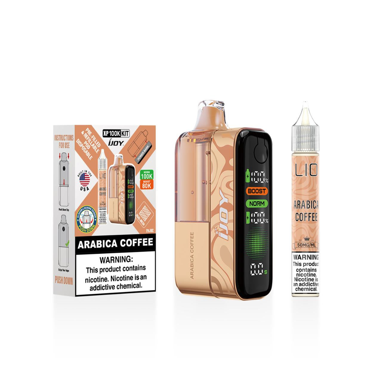 IJoy XP100K Puff Disposable Kit 15ml Bottle (100000 Puffs)