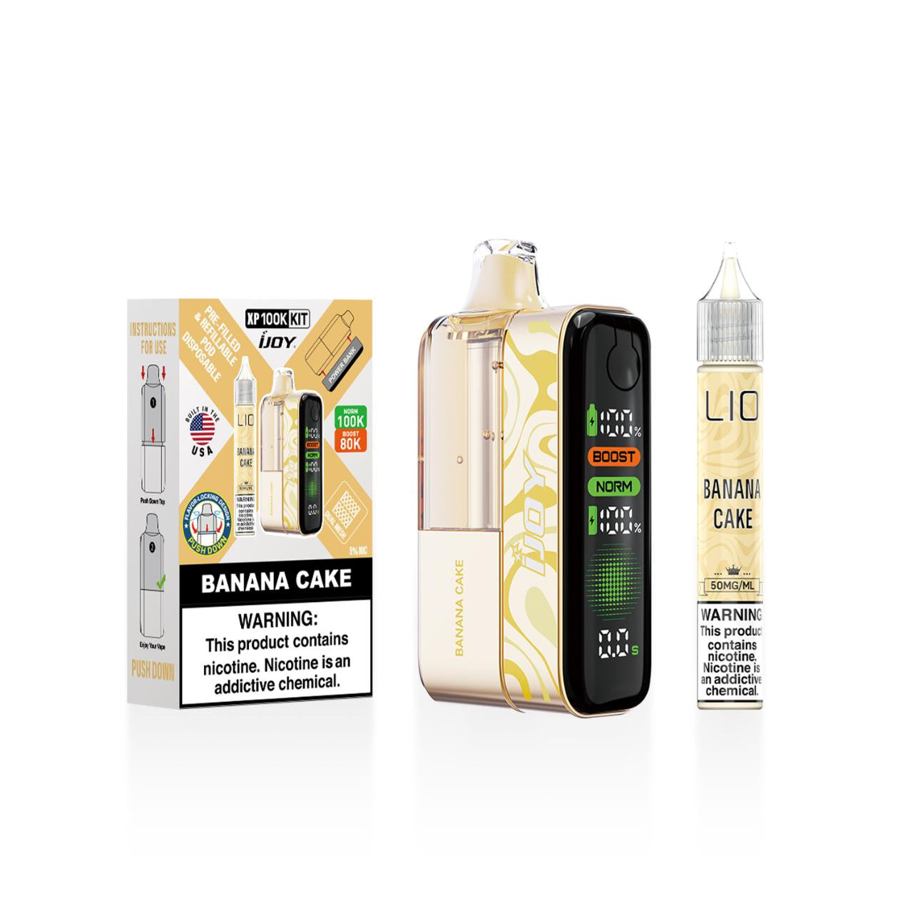 IJoy XP100K Puff Disposable Kit 15ml Bottle (100000 Puffs)