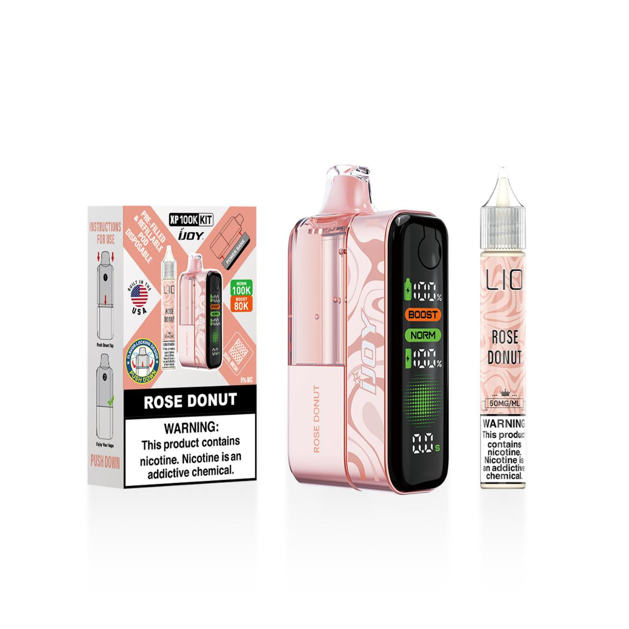 IJoy XP100K Puff Disposable Kit 15ml Bottle (100000 Puffs)