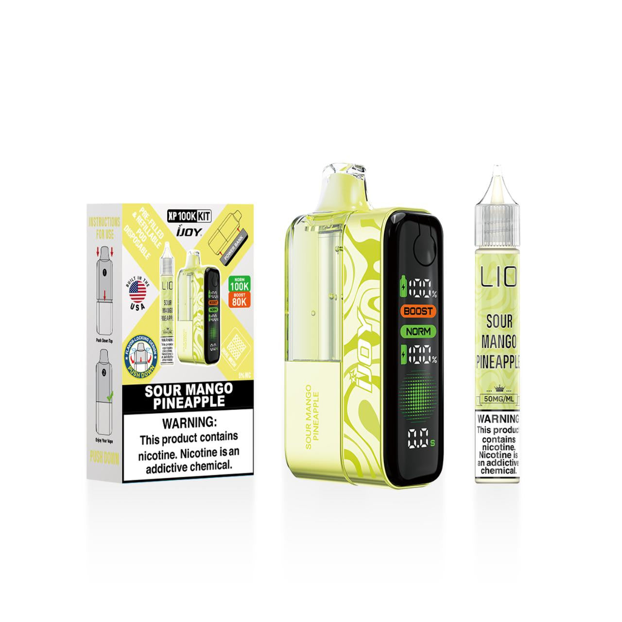 IJoy XP100K Puff Disposable Kit 15ml Bottle (100000 Puffs)