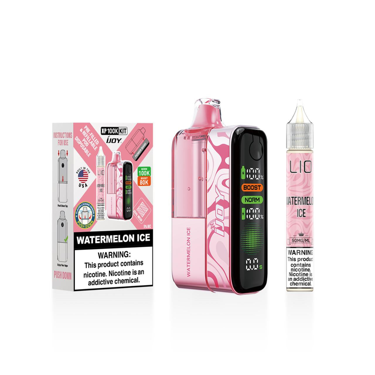 IJoy XP100K Puff Disposable Kit 15ml Bottle (100000 Puffs)