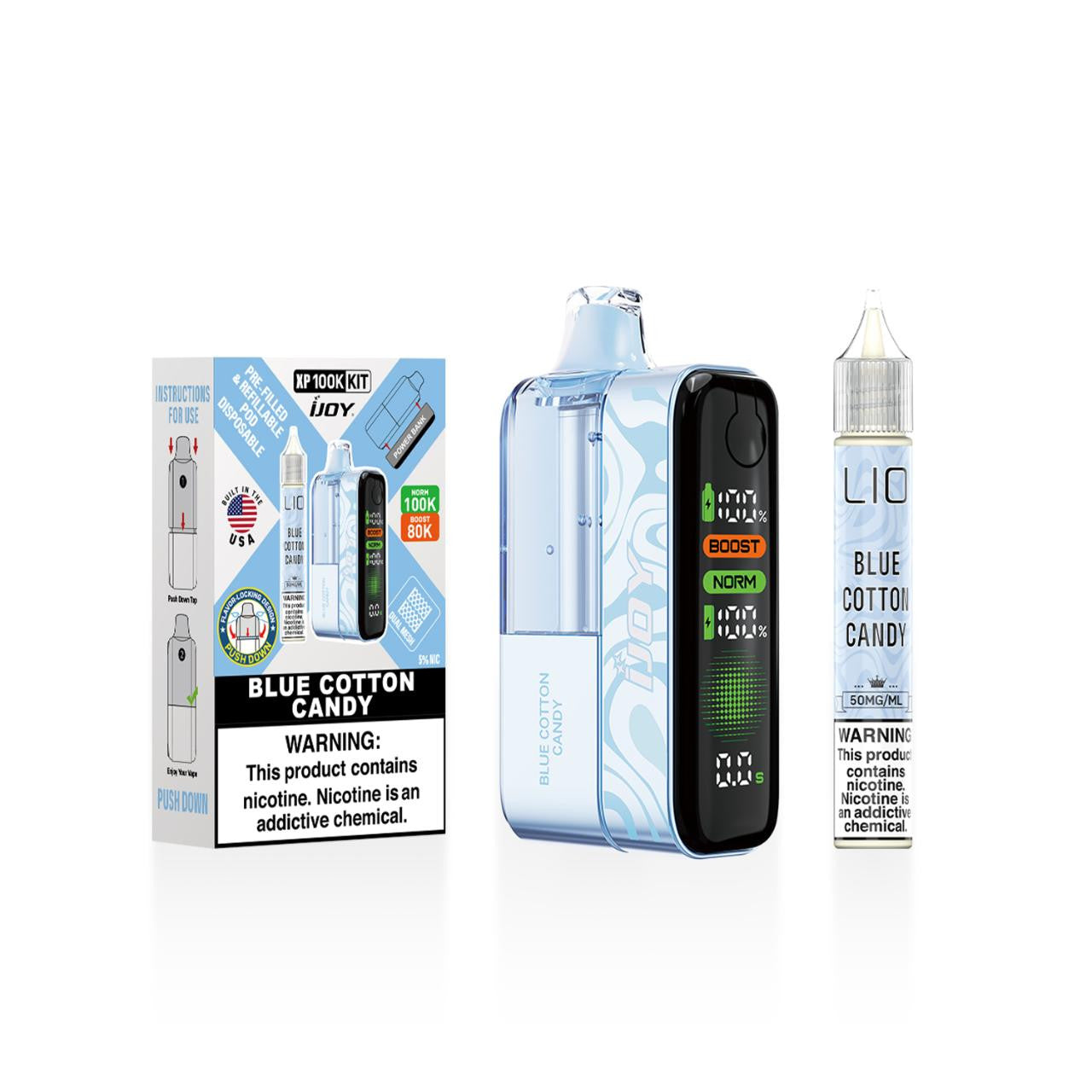 IJoy XP100K Puff Disposable Kit 15ml Bottle (100000 Puffs)