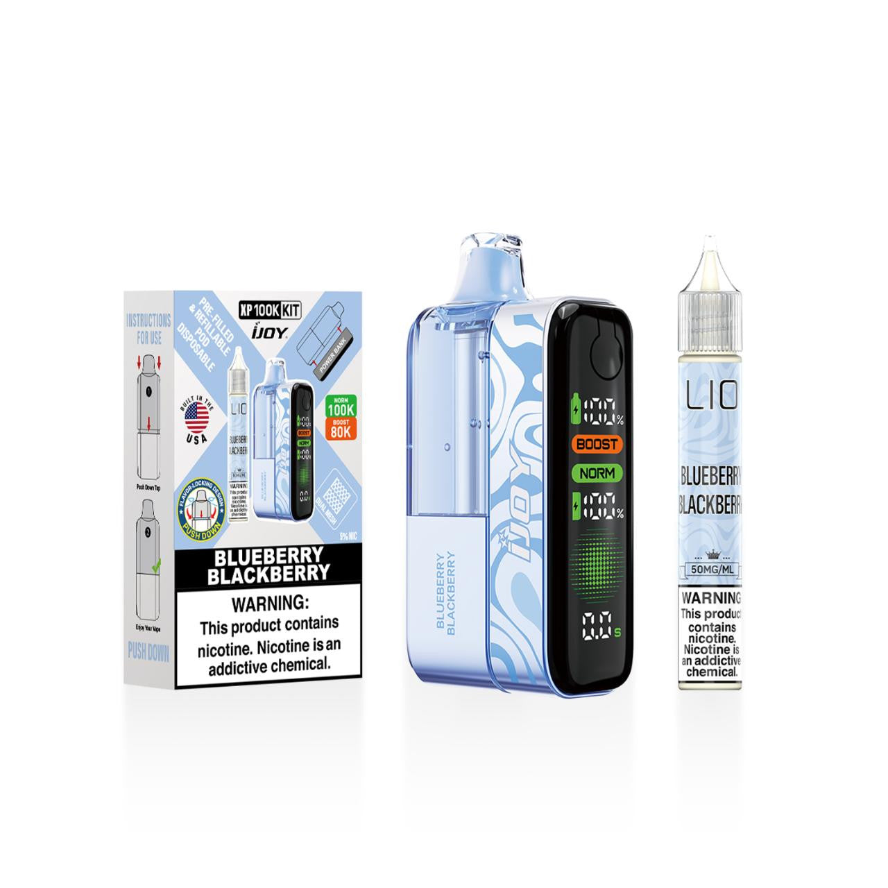 IJoy XP100K Puff Disposable Kit 15ml Bottle (100000 Puffs)