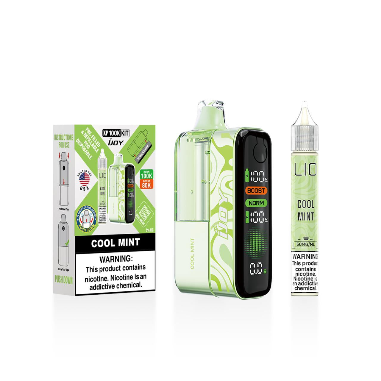 IJoy XP100K Puff Disposable Kit 15ml Bottle (100000 Puffs)