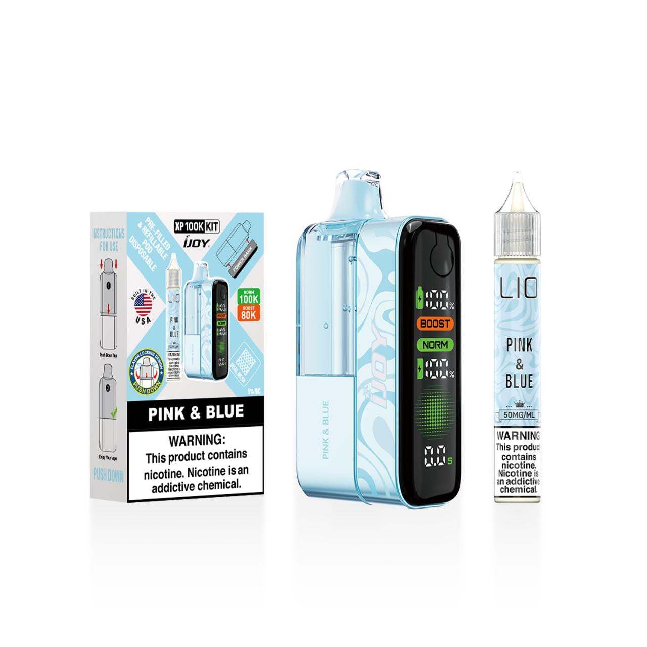 IJoy XP100K Puff Disposable Kit 15ml Bottle (100000 Puffs)