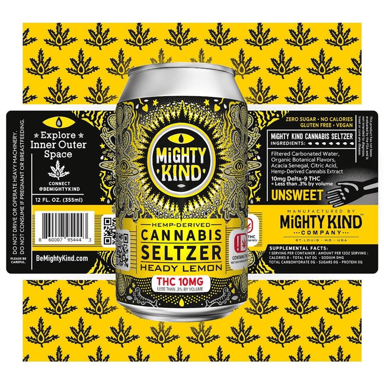 Mighty Kind Drinks: Heady Lemon 10mg Best Sales Price - Edibles