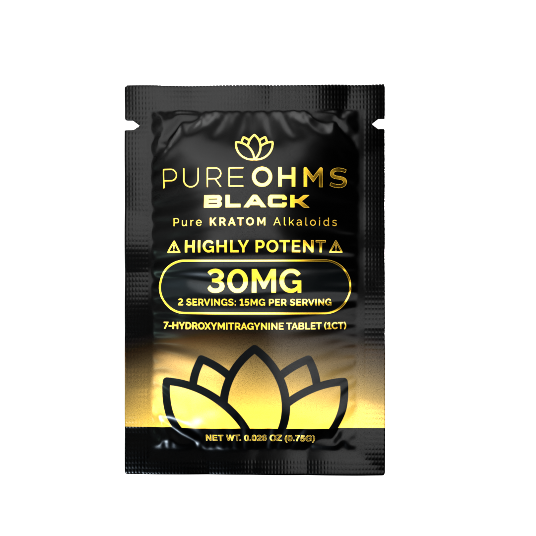 7-Hydroxy Tabs | Pure OHMS Black