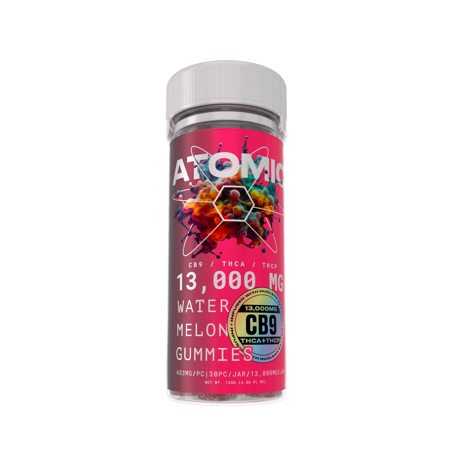 Atomic Bomb Gummies – CB9 THCA THCP Infused (13,000mg)
