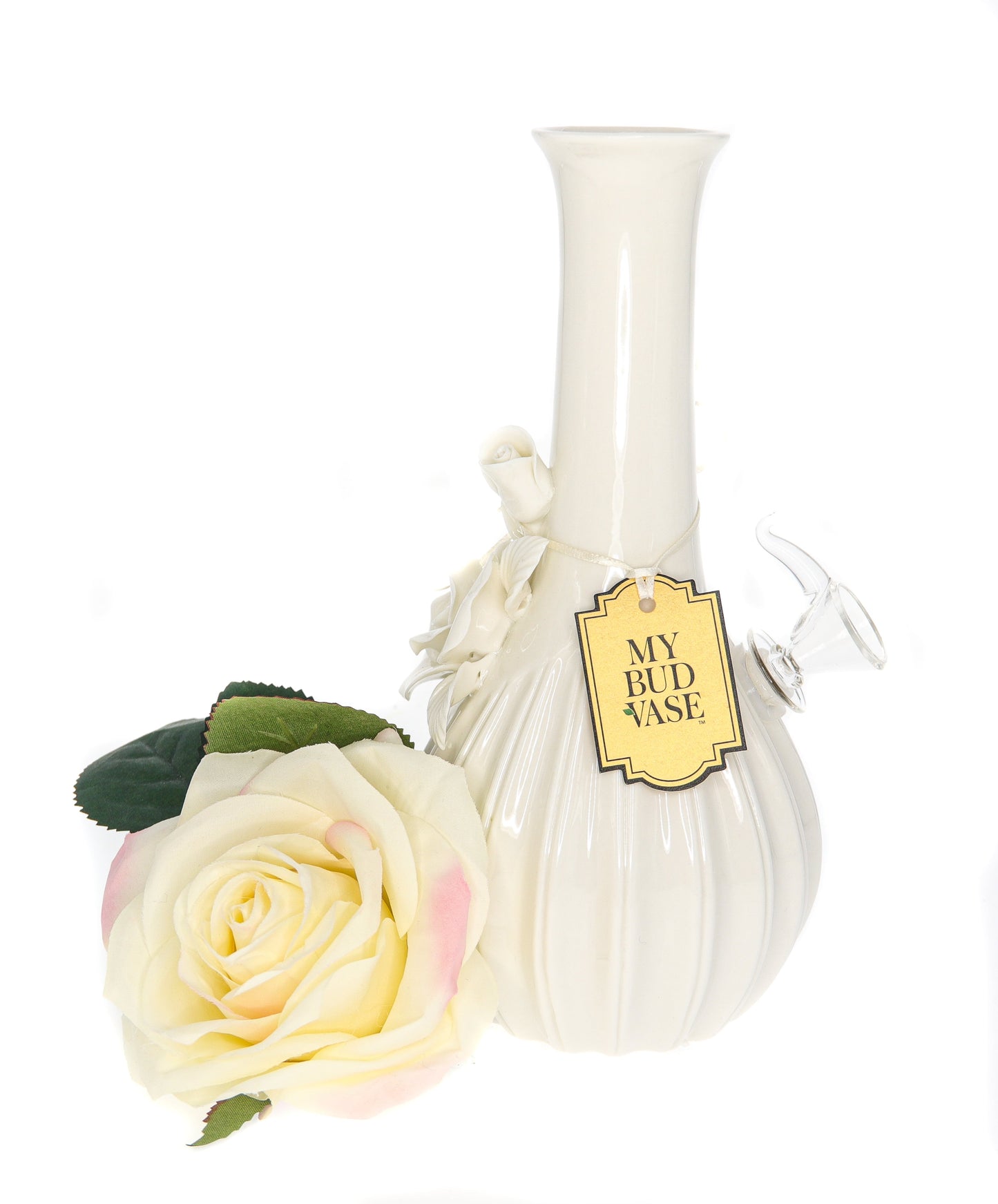 My Bud Vase Rose Porcelain Vase Bong