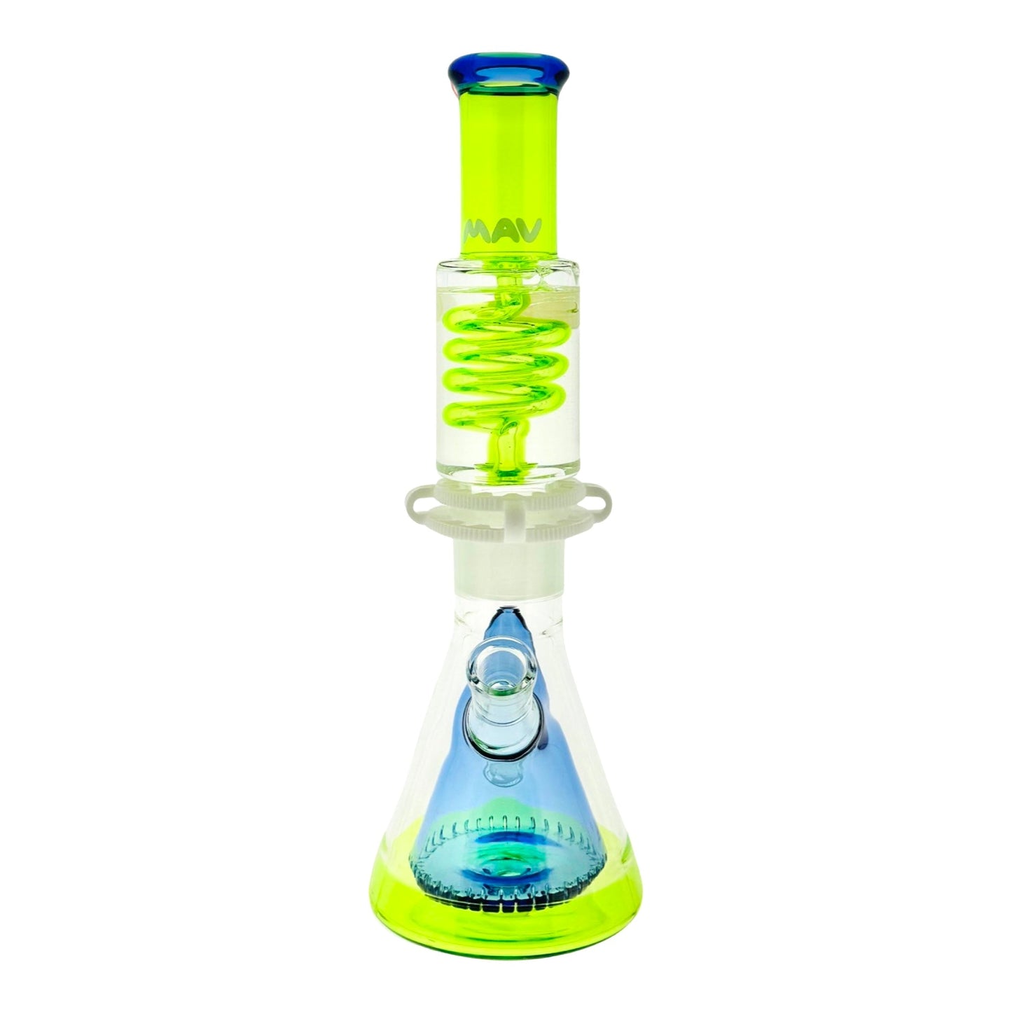 MAV Glass Oversized Slitted Pyramid Beaker Freezable Coil System