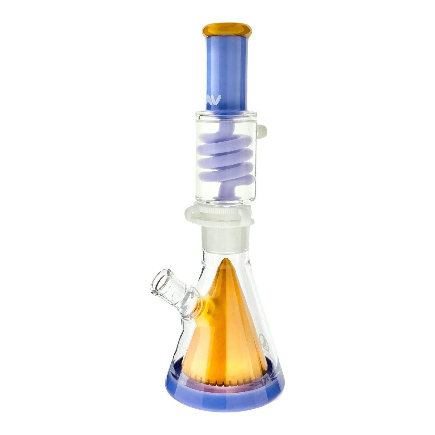 MAV Glass Oversized Slitted Pyramid Beaker Freezable Coil System