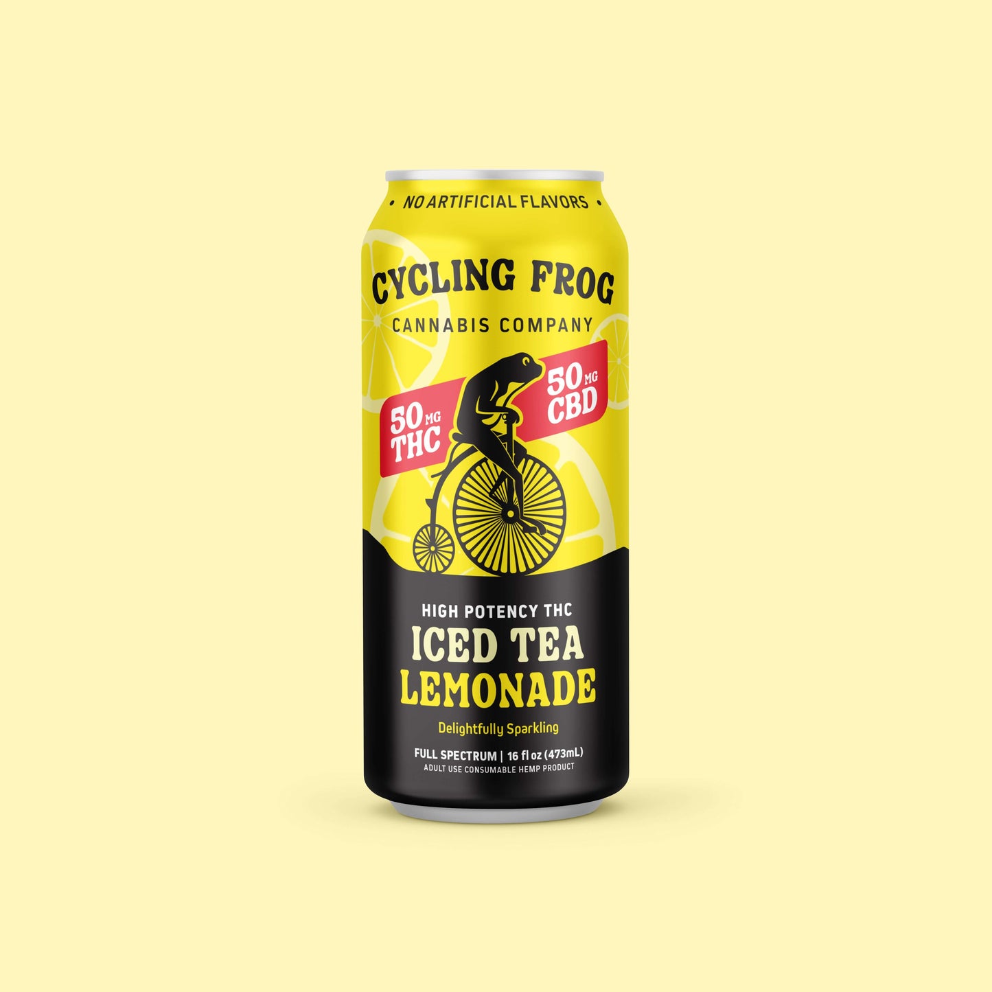 Cycling Frog Sparkling THC Iced Tea Lemonade