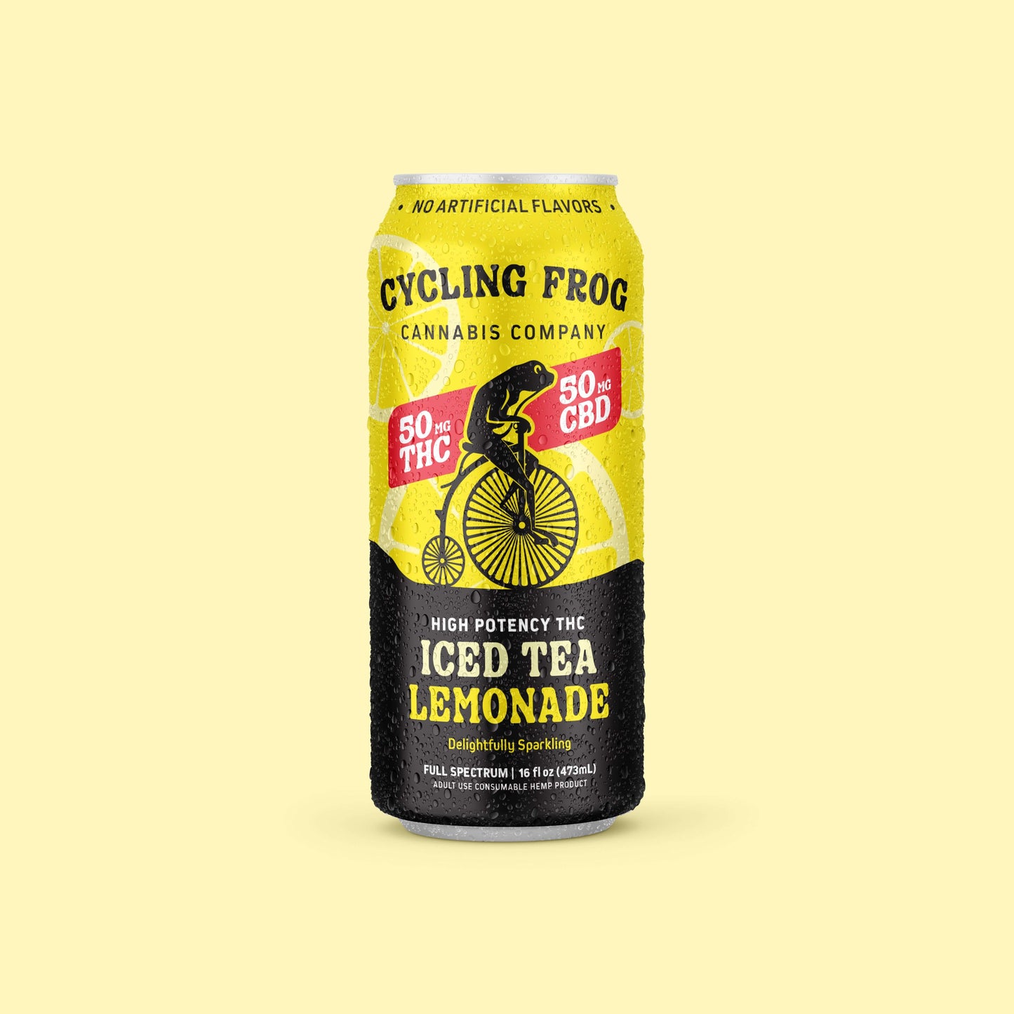 Cycling Frog Sparkling THC Iced Tea Lemonade