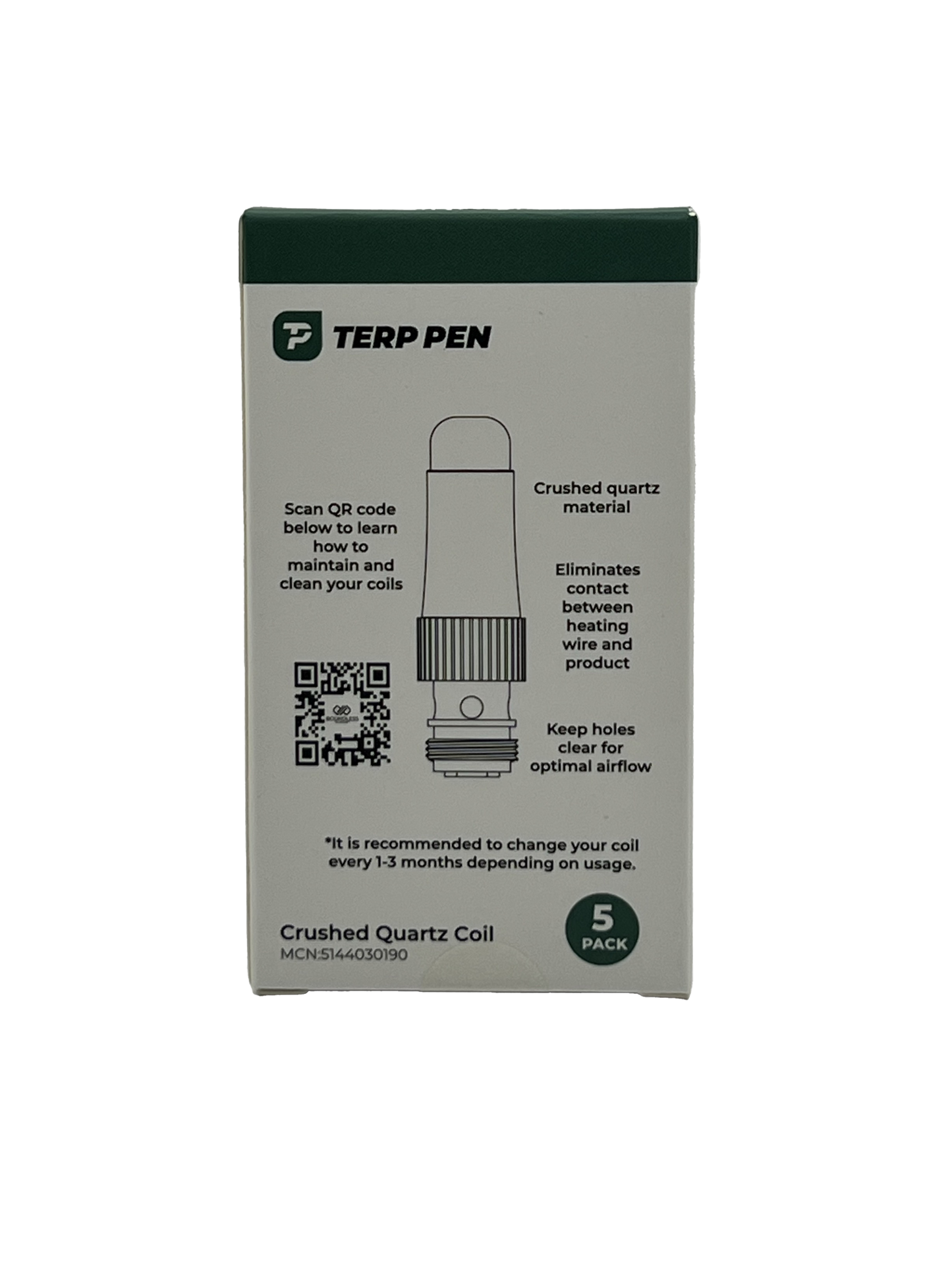Boundless TERP PEN CRUSHED QUARTZ COIL - 5 PACK