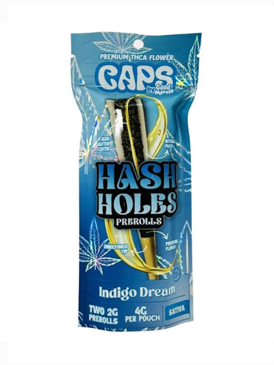 Indigo Dream Caps Hash Holes Pre-Rolls 2ct Best Sales Price - Pre Rolls