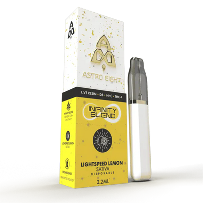 Astro Eight | Live Resin Delta 8 + HHC Infinity Blend Rechargeable Disposable - 2.2mL Best Sales Price - Vape Pens