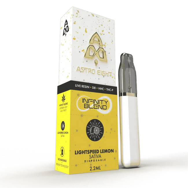 Astro Eight | Live Resin Delta 8 + HHC Infinity Blend Rechargeable Disposable - 2.2mL Best Sales Price - Vape Pens