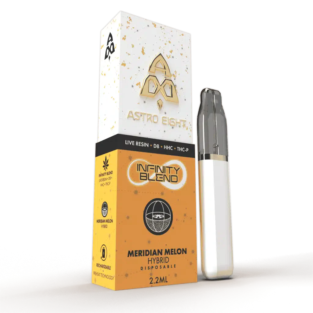 Astro Eight | Live Resin Delta 8 + HHC Infinity Blend Rechargeable Disposable - 2.2mL Best Sales Price - Vape Pens