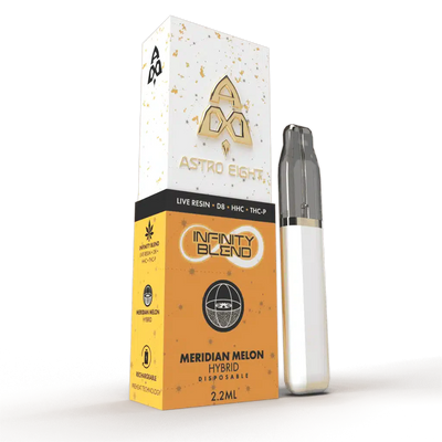 Astro Eight | Live Resin Delta 8 + HHC Infinity Blend Rechargeable Disposable - 2.2mL Best Sales Price - Vape Pens