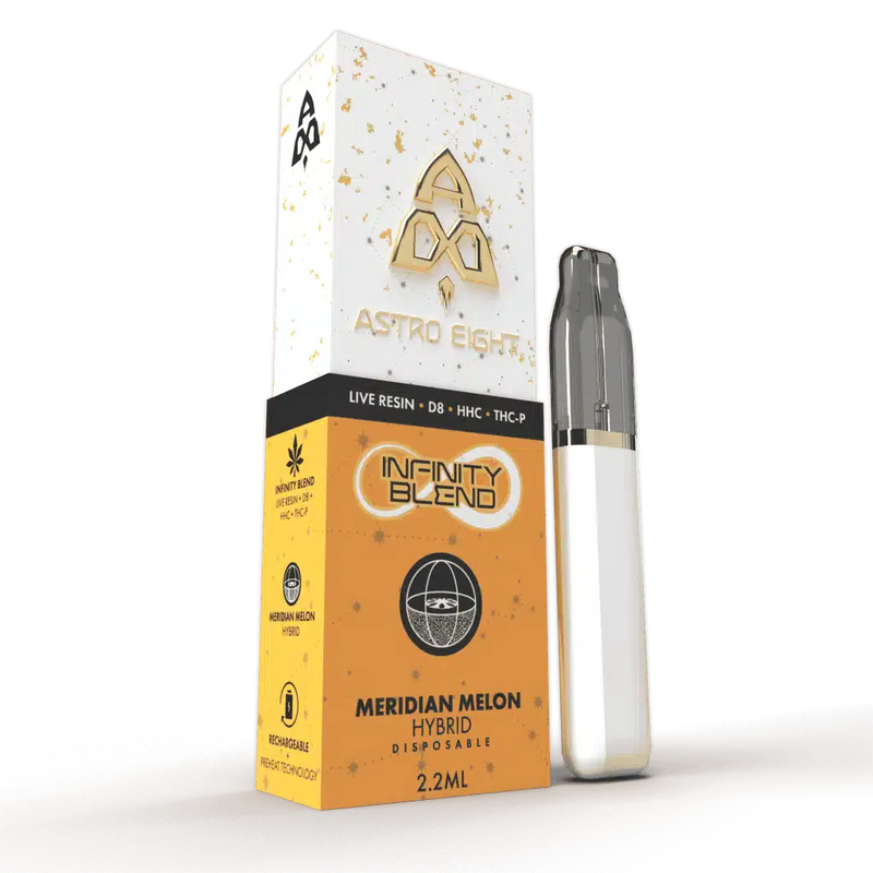 Astro Eight | Live Resin Delta 8 + HHC Infinity Blend Rechargeable Disposable - 2.2mL Best Sales Price - Vape Pens