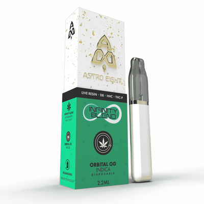 Astro Eight | Live Resin Delta 8 + HHC Infinity Blend Rechargeable Disposable - 2.2mL Best Sales Price - Vape Pens