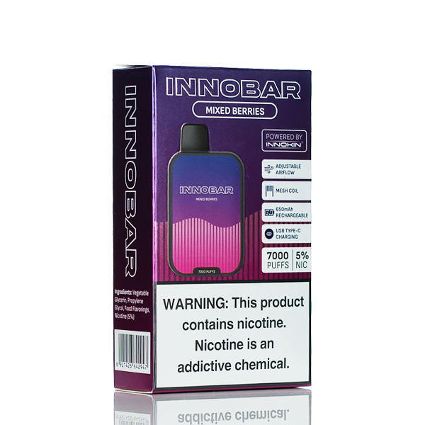 Innobar By Innokin 7000 Puffs Disposable Vape - 16ML Best Sales Price - Disposables