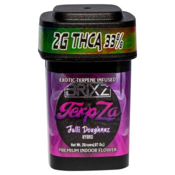 BRIXZ NYC TerpZa 33% THCA Flower – Exotic Flavor Enhanced Indoor Flower 2g