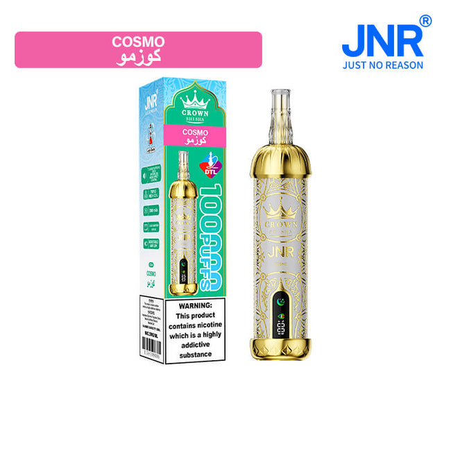 JNR Crown Shisha 100000 Puffs Disposable Vape Best Sales Price - Disposables