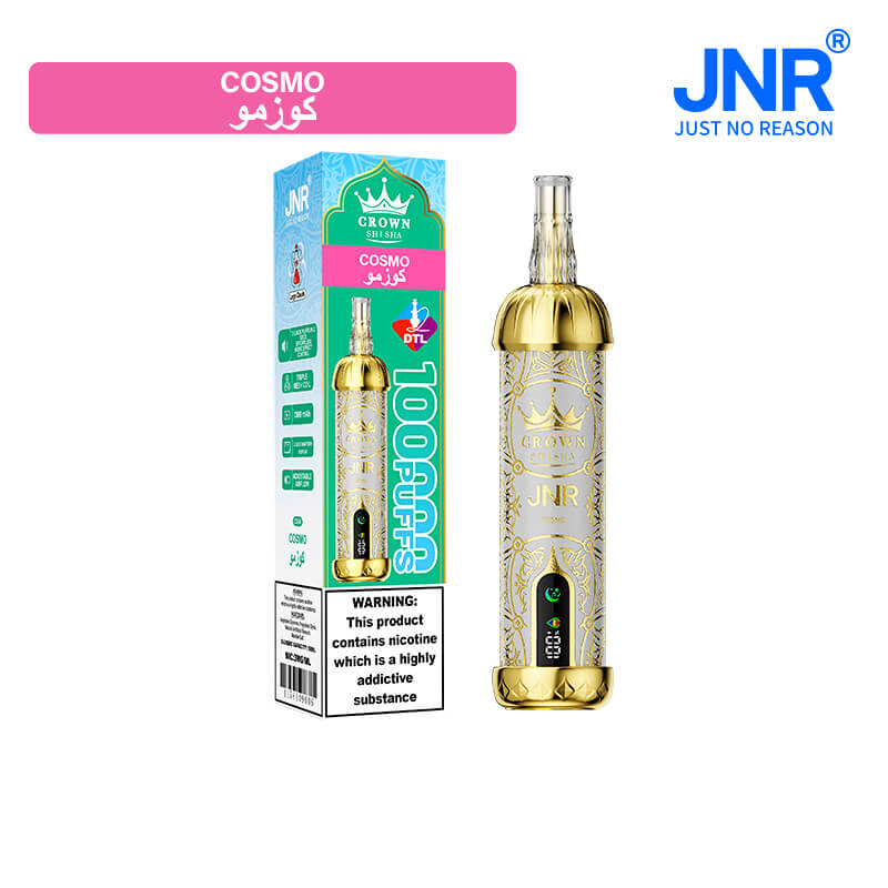 JNR Crown Shisha 100000 Puffs Disposable Vape Best Sales Price - Disposables