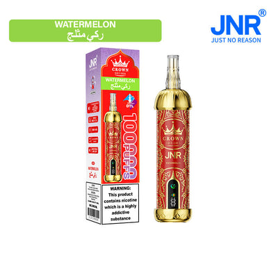 JNR Crown Shisha 100000 Puffs Disposable Vape Best Sales Price - Disposables
